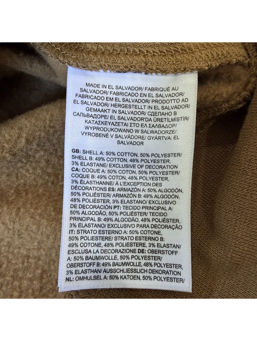 The North Face Heritage Patch Pullover Hoodie Mens XL Utility Brown NF0A7UNU